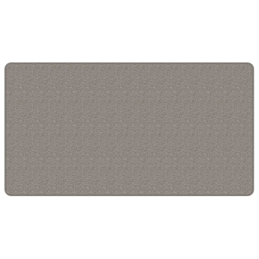Vidaxx tapis de passage 80x150 cm aspect sisal argenté