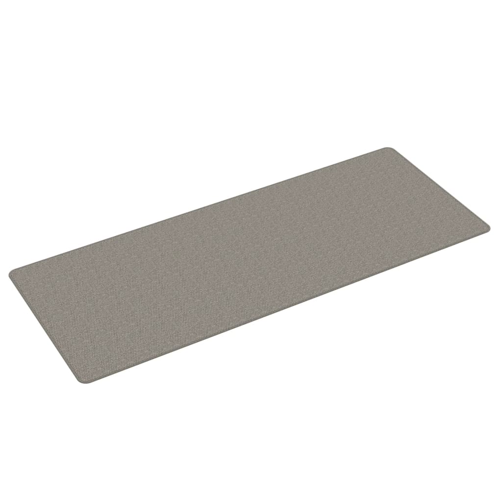Vidaxx tapis de passage 80x200 cm aspect sisal argenté