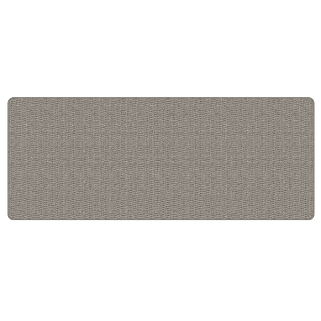 Vidaxx tapis de passage 80x200 cm aspect sisal argenté