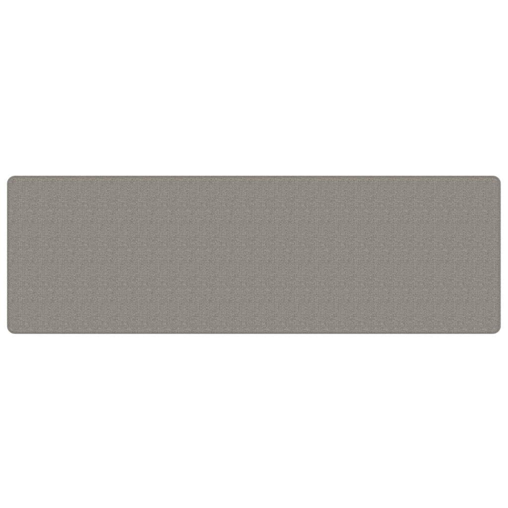 Vidaxx tapis de passage 80x250 cm aspect sisal argenté