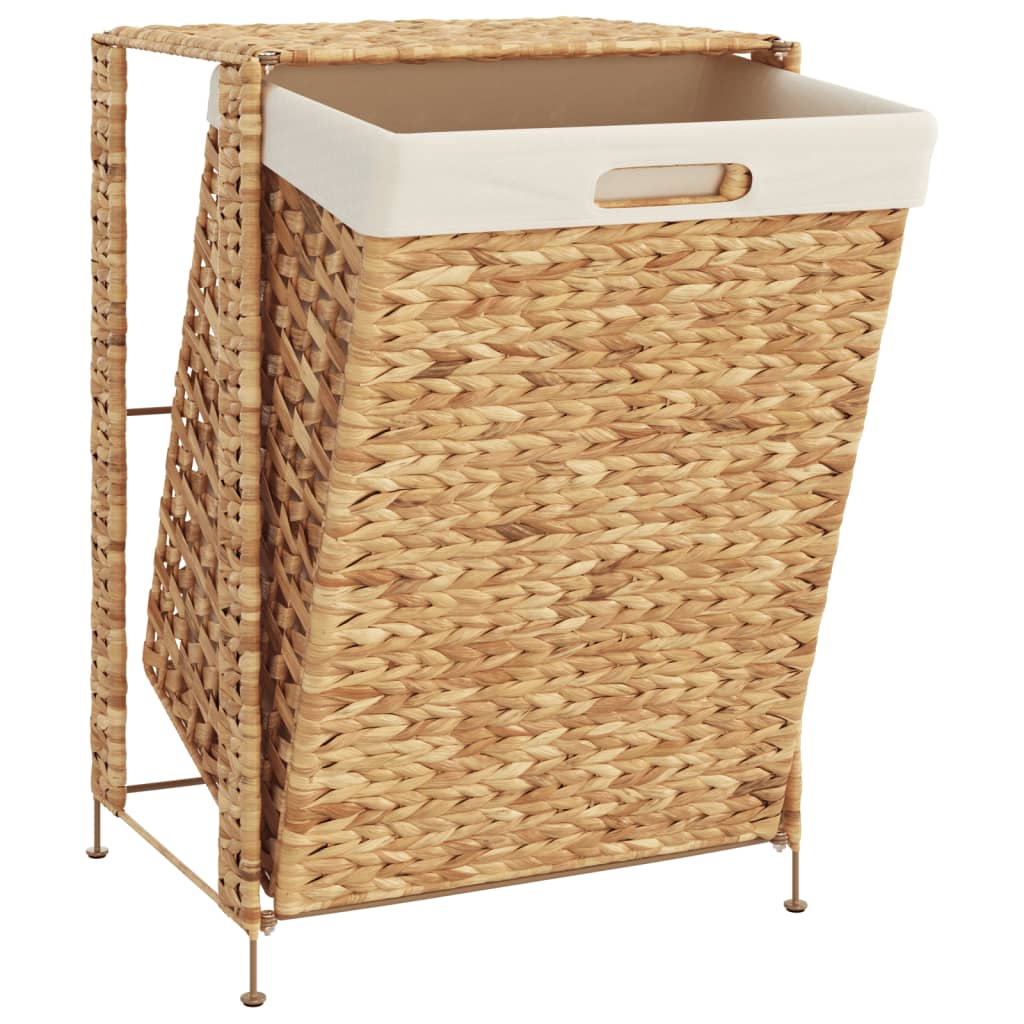 VidaXL Panier à linge 44x34x64 cm jacinthe d'eau
