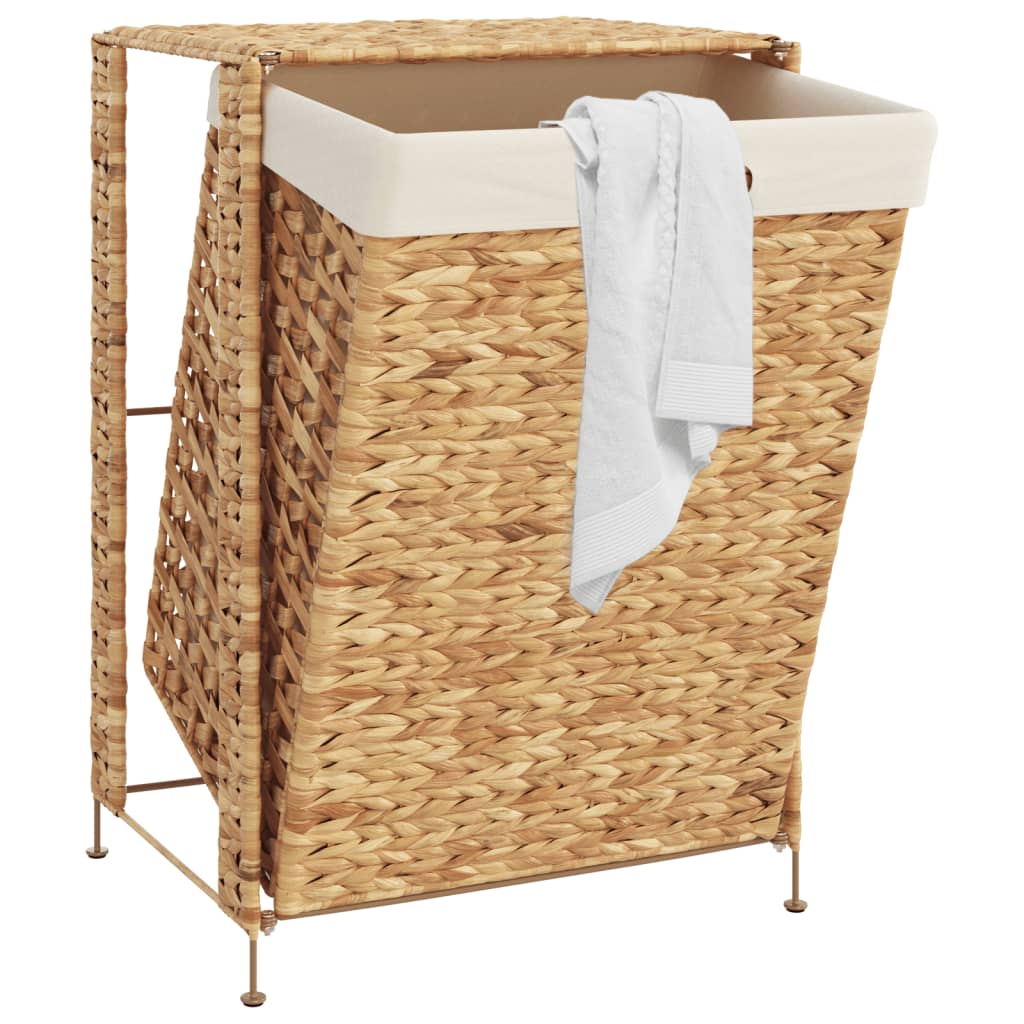 VidaXL Panier à linge 44x34x64 cm jacinthe d'eau