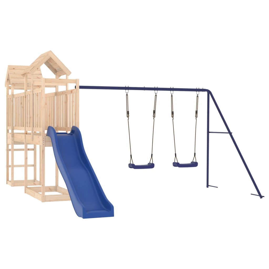 VidaXL Playhouse en bois de pin massif
