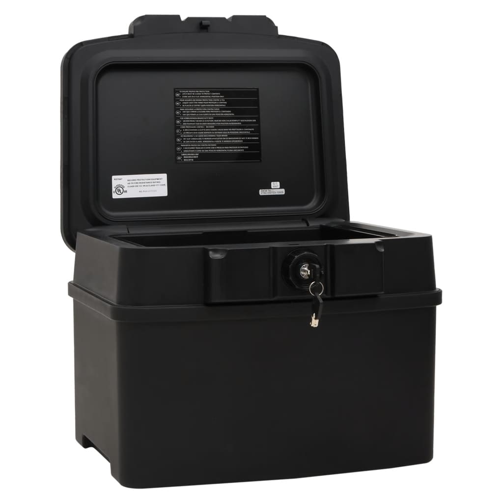 Vidaxx coffre-fort 44x37x34 cm noir