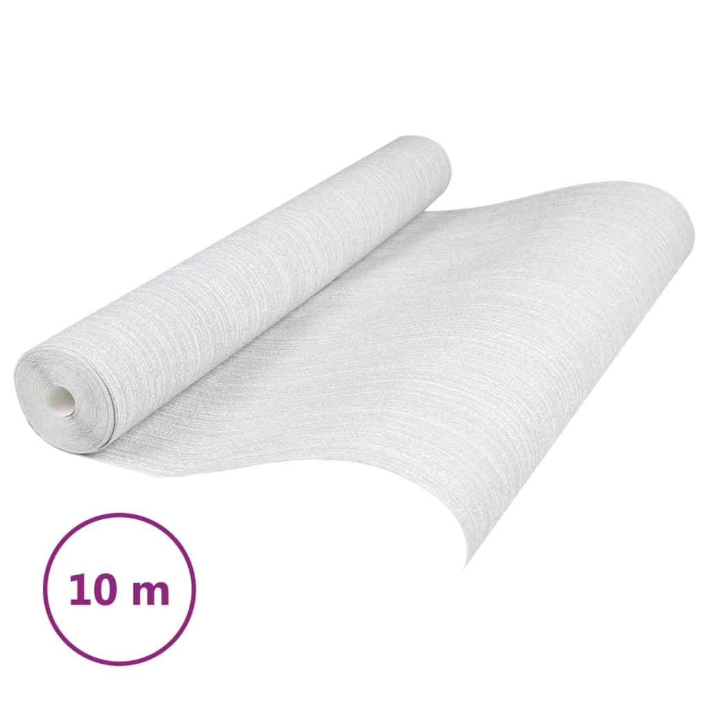 VidaXL papier peint intissé 3D uni 10x0,53 m gris