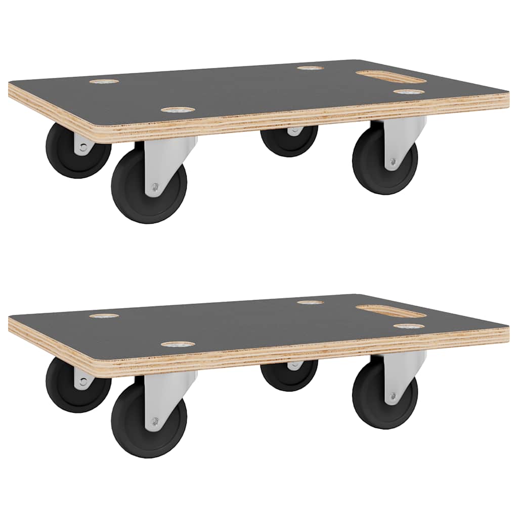 VidaXL meubles chiens 2 pcs rectangulaire 250 kg 50x35x11,5 cm