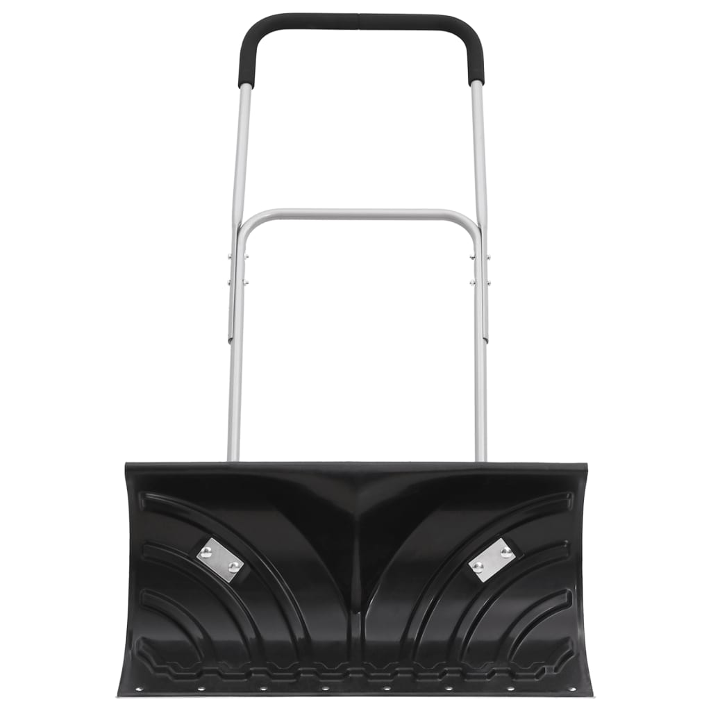 VidaXL pelle à neige avec manche extensible 66 cm tôle d'acier noir