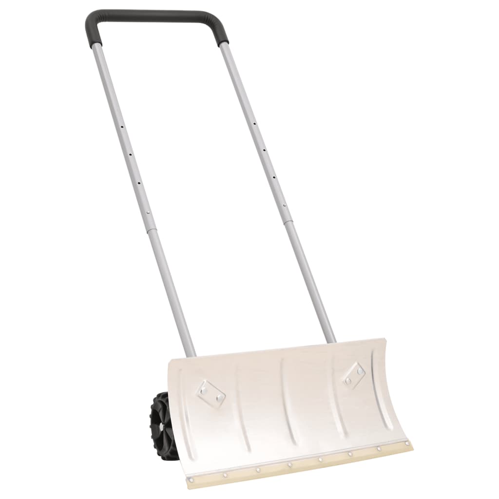 VidaXL pelle à neige avec manche extensible 61 cm lame en acier argenté