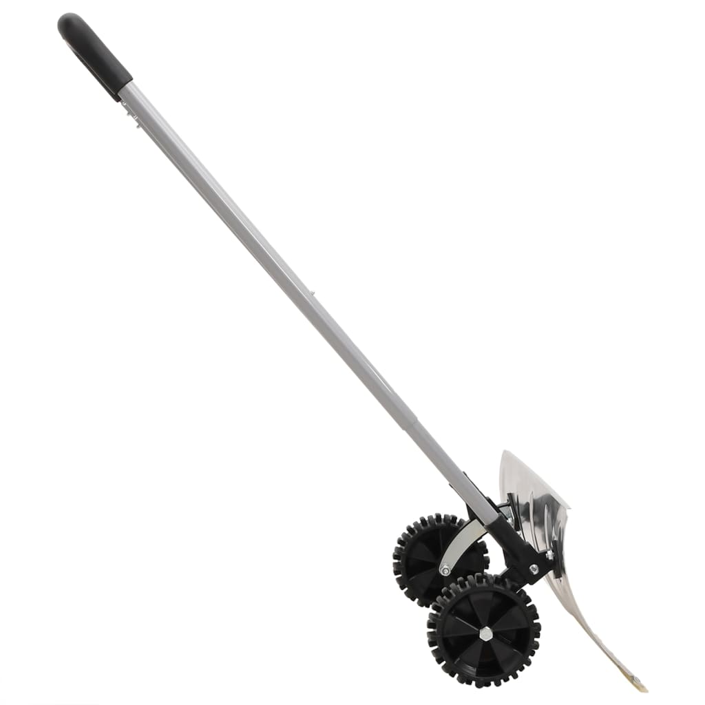 VidaXL pelle à neige avec manche extensible 61 cm lame en acier argenté