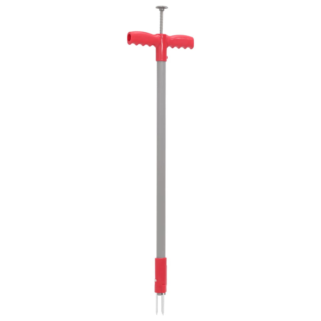 Vidaxxl coupe-herbe 93,5 cm acier thermolaqué rouge et gris
