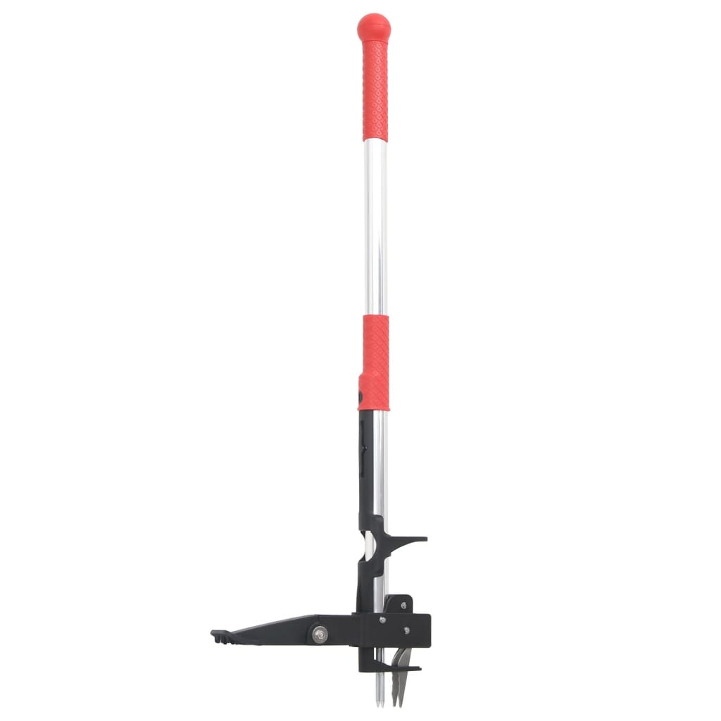 Vidaxl coupe-herbe 99,5 cm aluminium anodisé rouge et argent