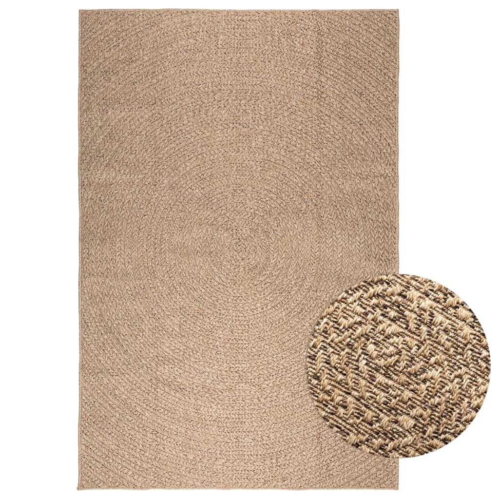 VidaXL tapis zizur intérieur et extérieur 160x230 cm aspect jute