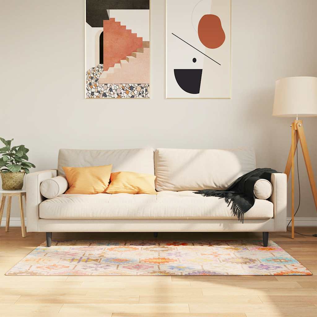 Vidaxx tapis lavable antidérapant 80x150 cm multicolore