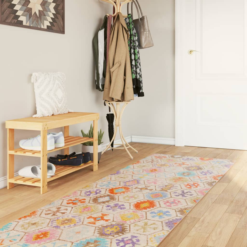 Vidaxx tapis lavable antidérapant 80x300 cm multicolore