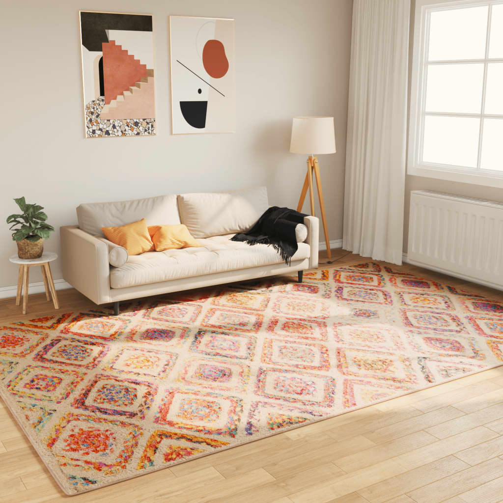 Vidaxx tapis lavable antidérapant 190x300 cm multicolore