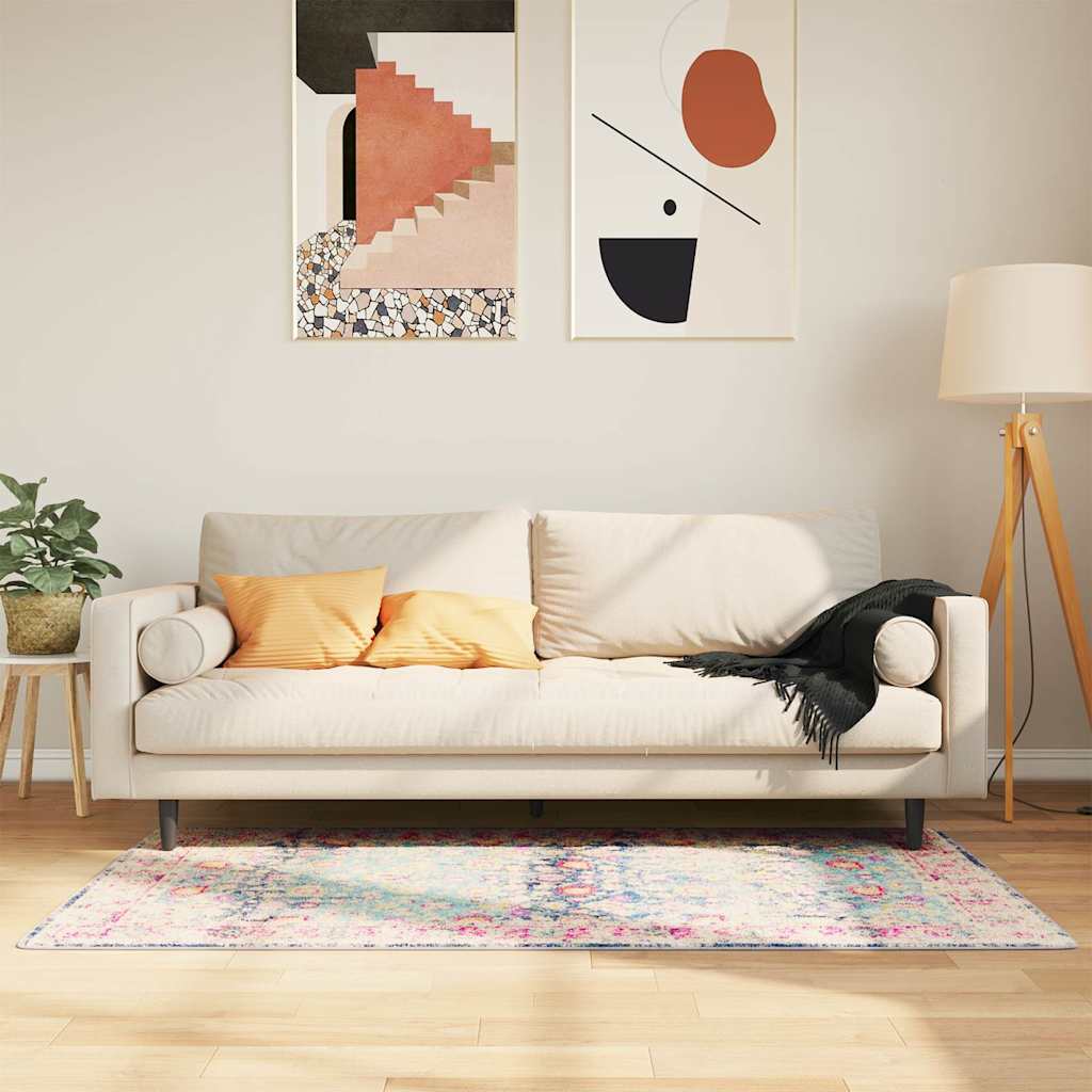 Vidaxx tapis lavable antidérapant 80x150 cm multicolore
