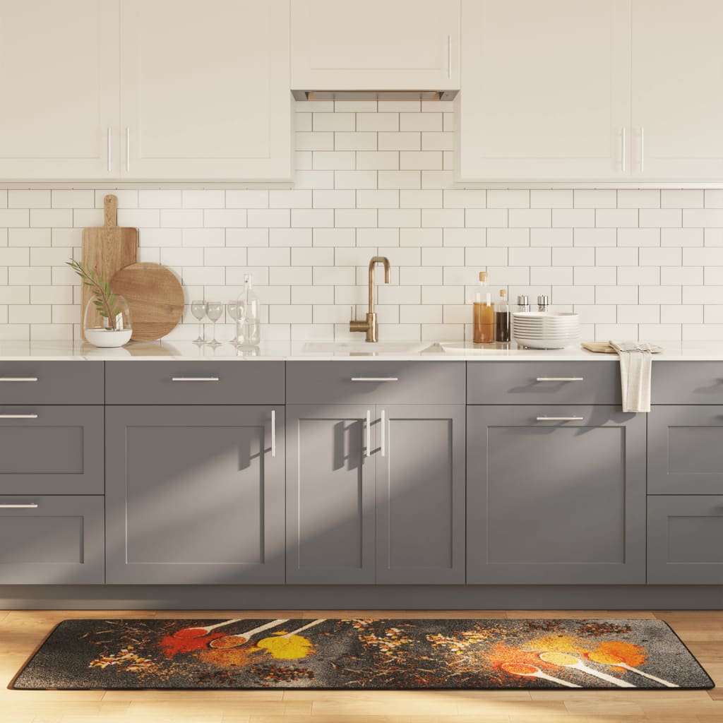 Vidaxx tapis de cuisine lavable antidérapant 60x180 cm multicolore