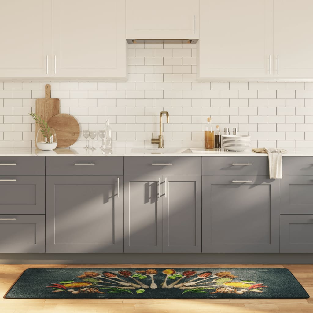 Vidaxx tapis de cuisine lavable antidérapant 60x180 cm multicolore