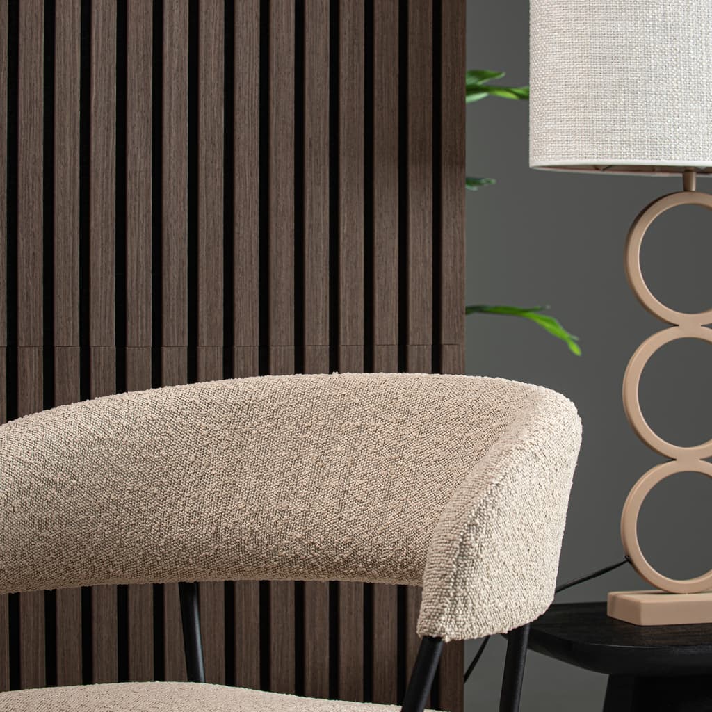 Wallart akupanels 4 pcs acoustique chêne foncé