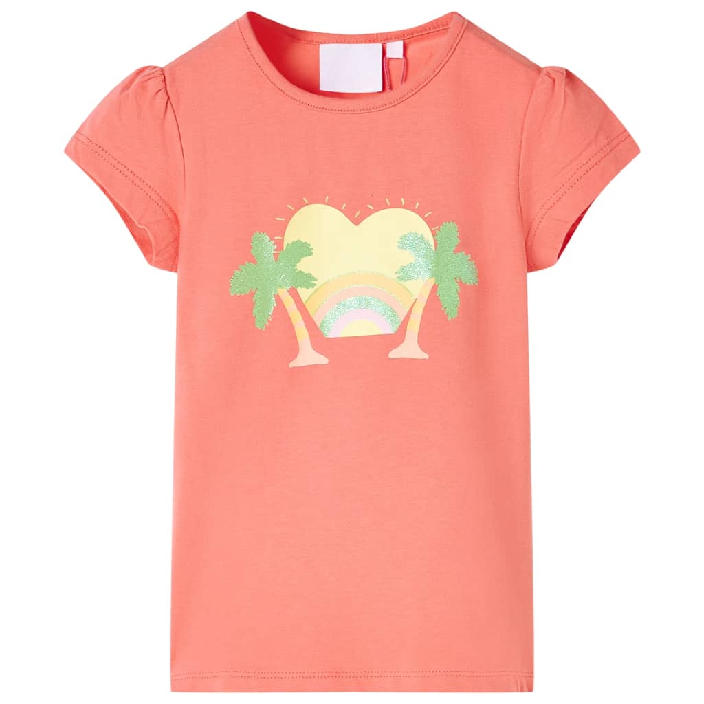 VidaXL Chemise enfant 140 corail