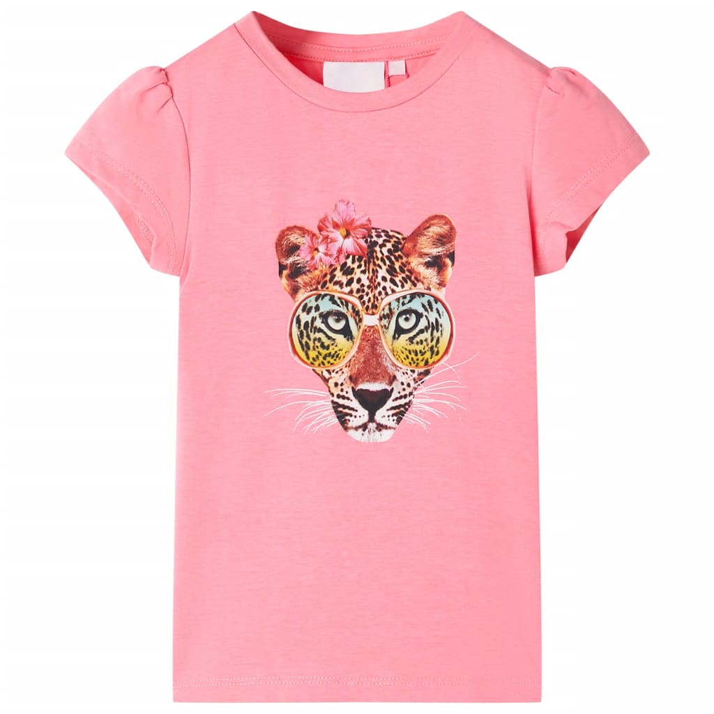 VidaXL chemise enfant 140 rose fluo