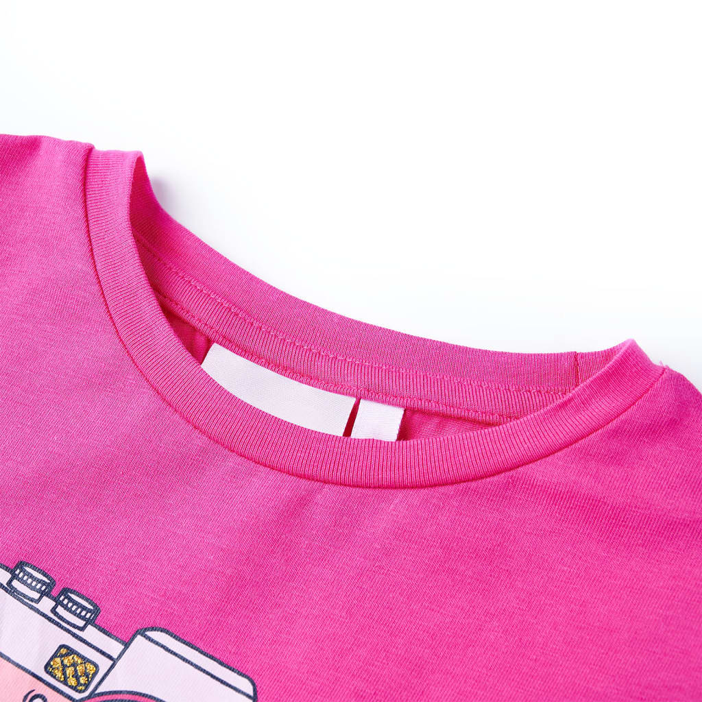 VidaXL Chemise enfant 116 rose foncé