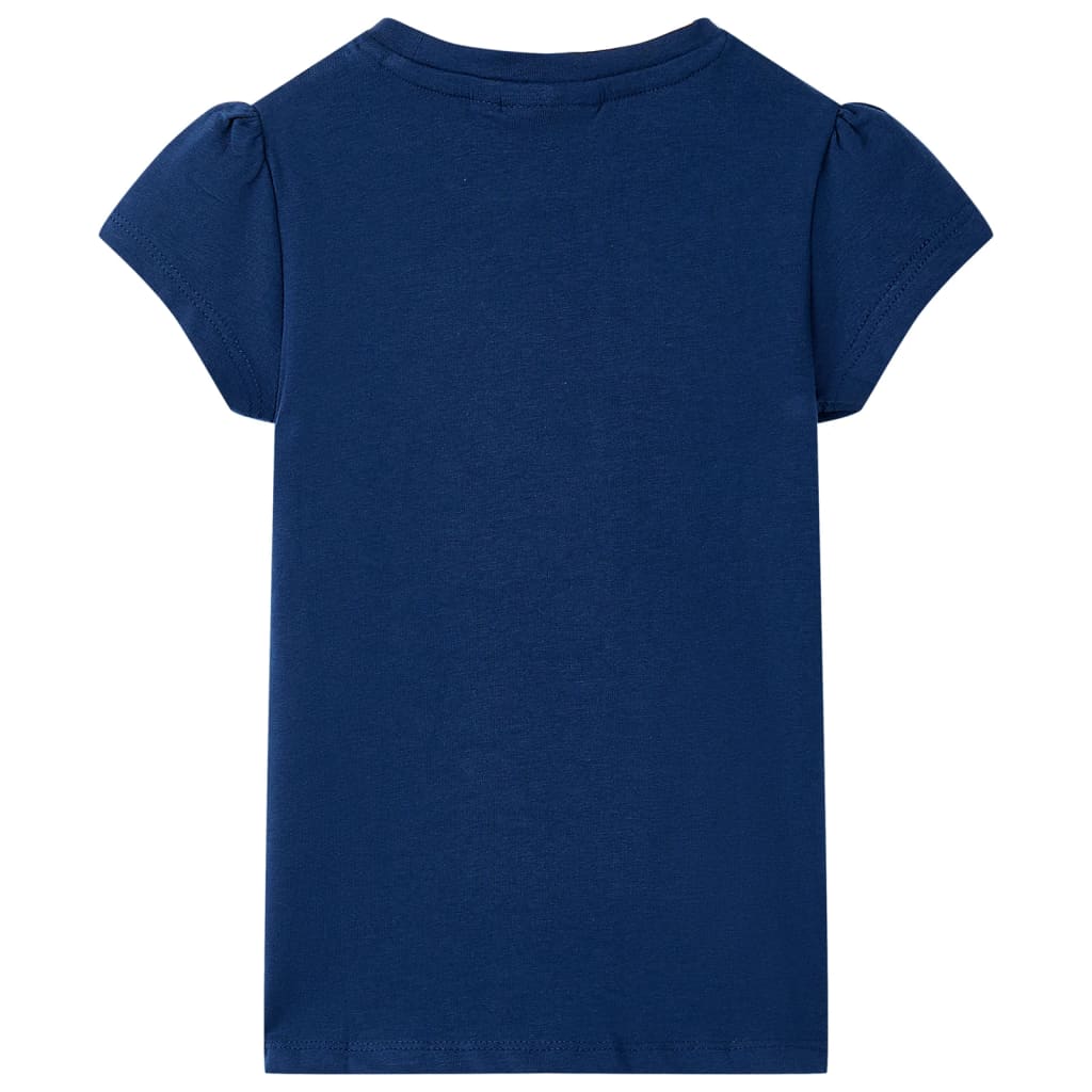 VidaXL Chemise enfant 104 bleu marine