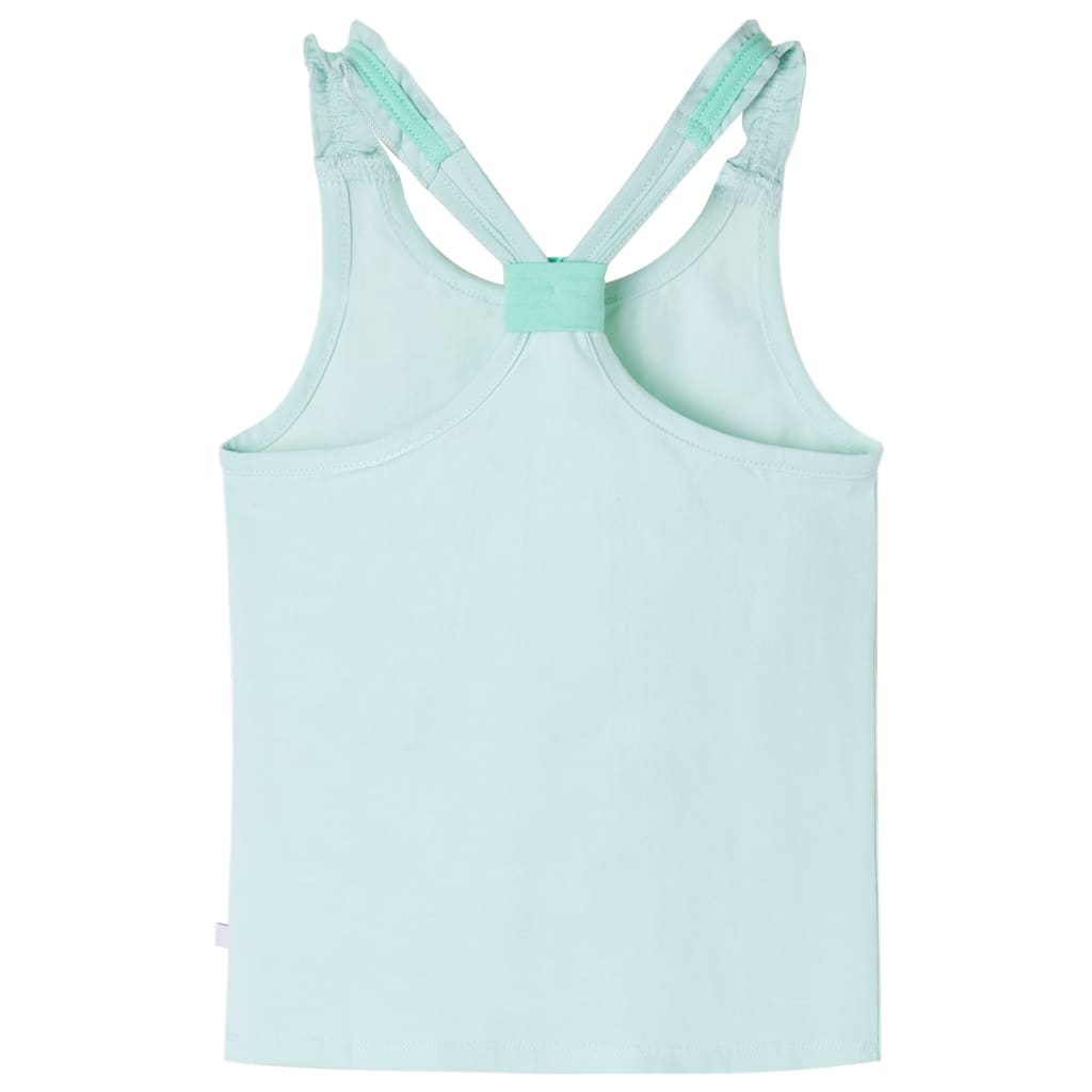 VidaXL Haut enfant 128 menthe clair