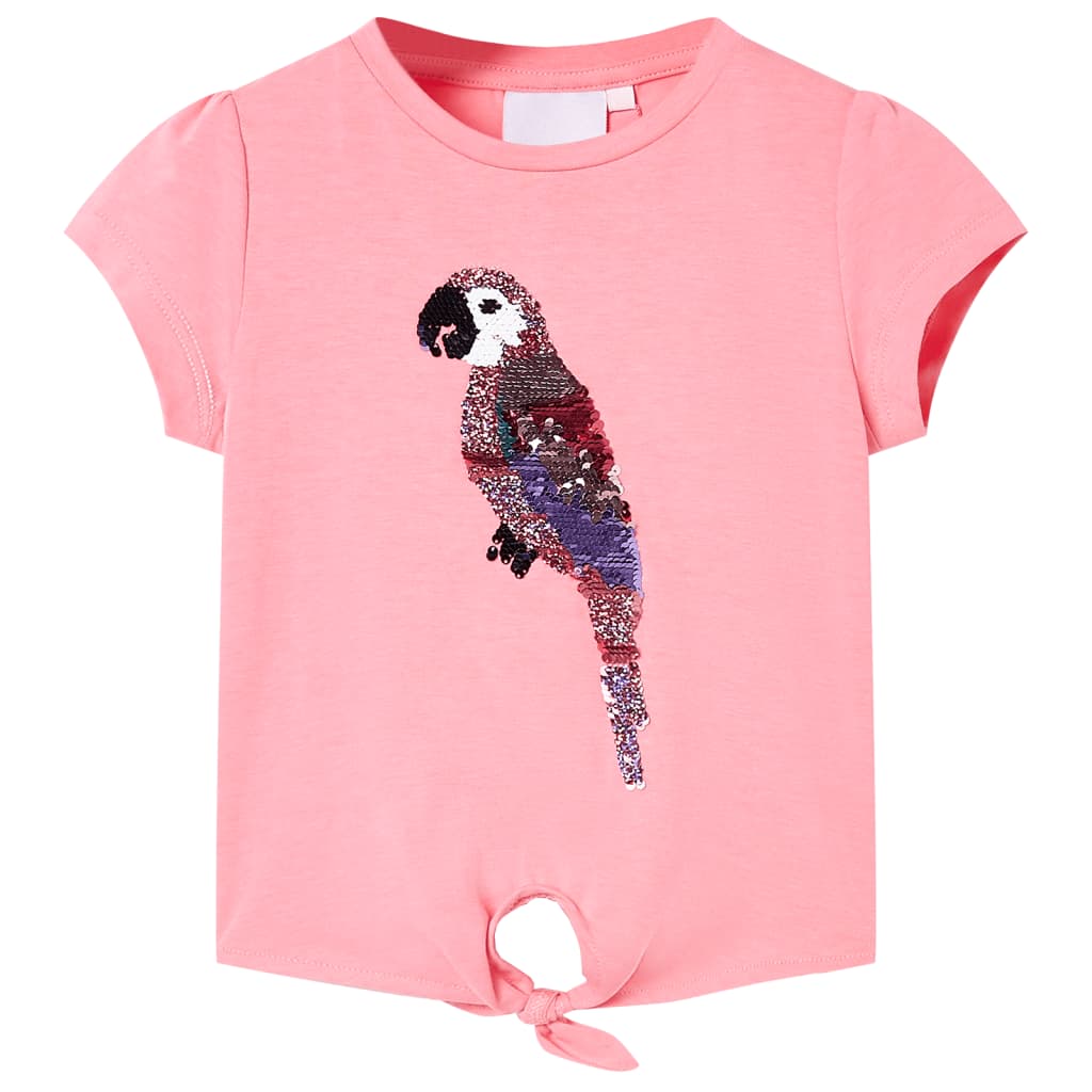 Vidaxl chemise enfant 116 rose fluo