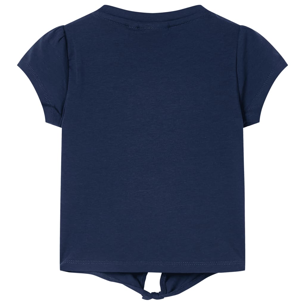 VidaXL Chemise enfant 92 bleu marine