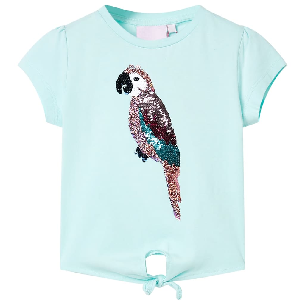 VidaXL Chemise enfant 92 bleu mer clair