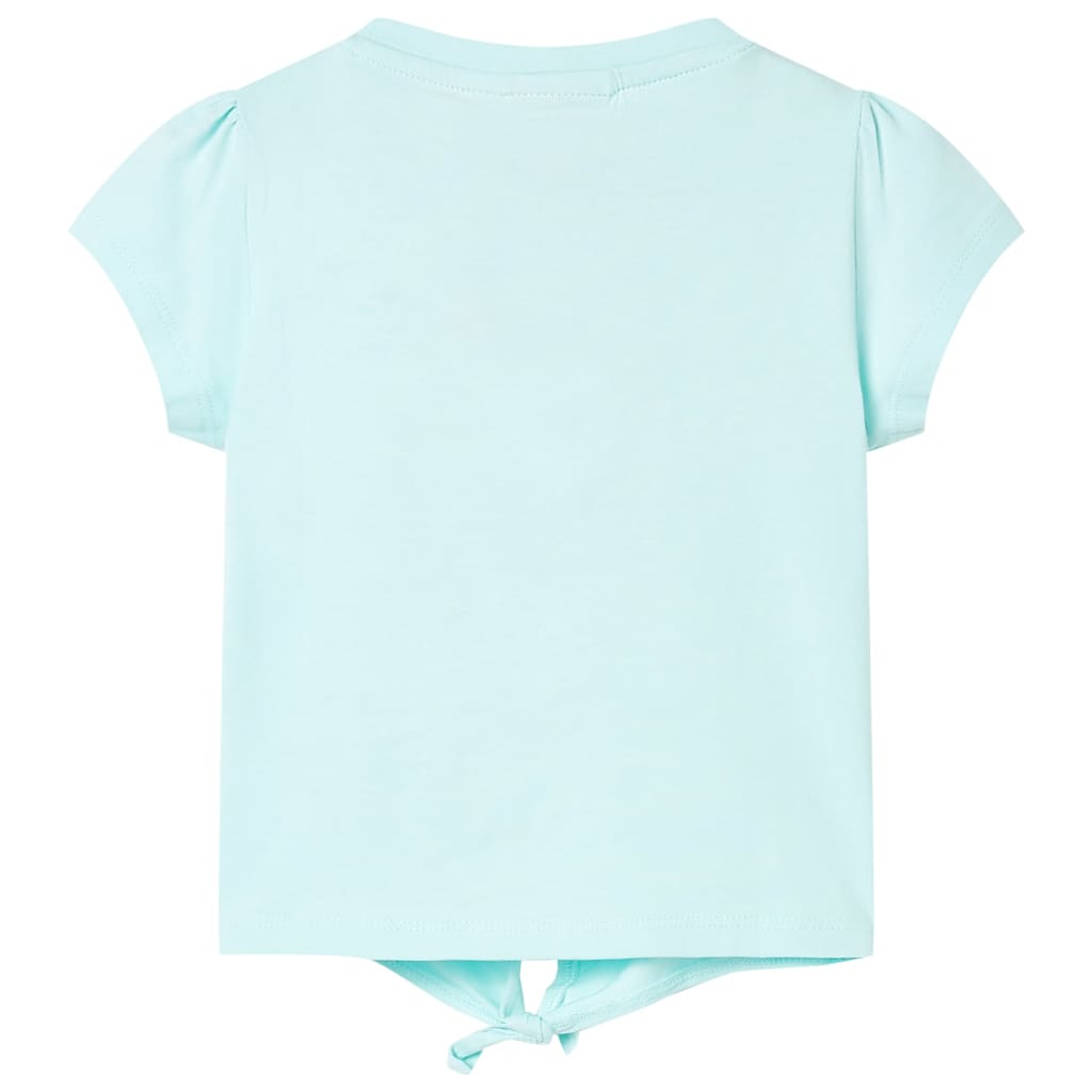 VidaXL Chemise enfant 128 bleu mer clair