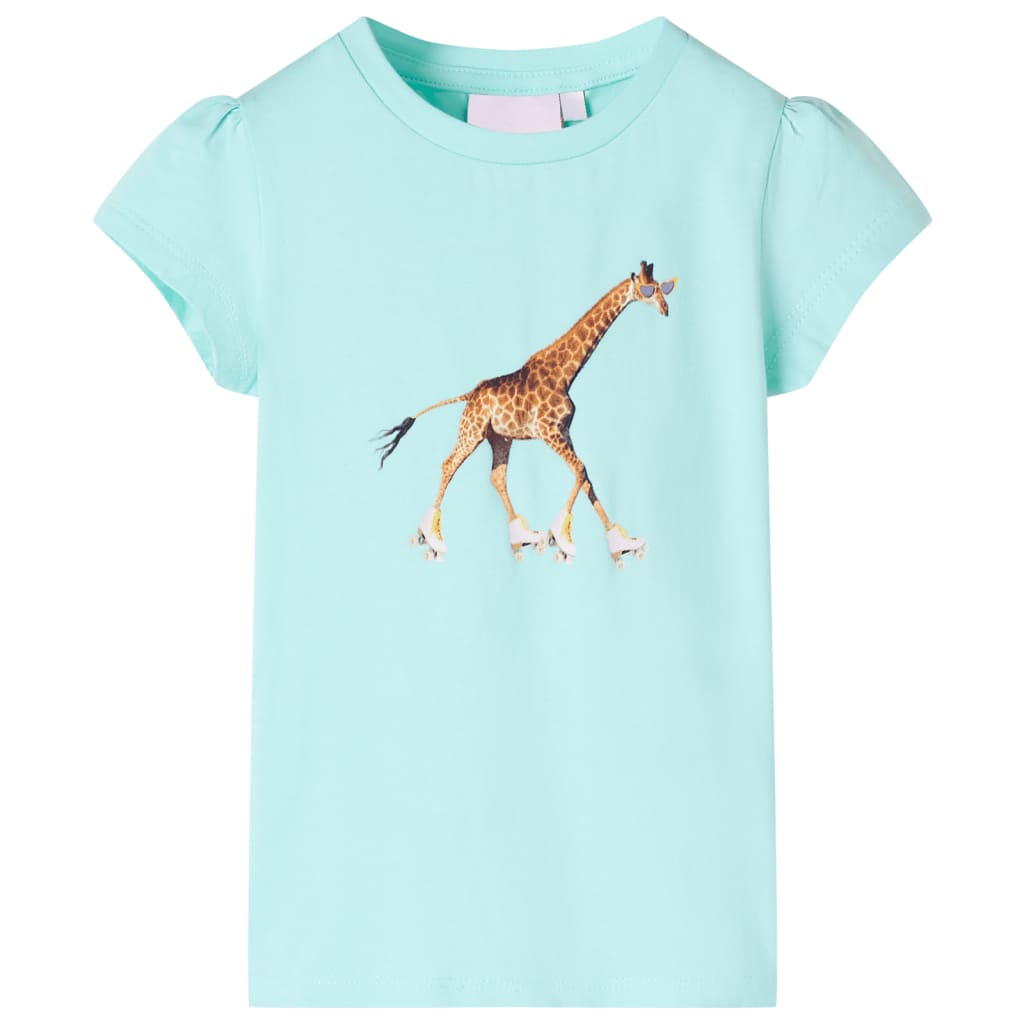 VidaXL chemise enfant 140 bleu mer clair
