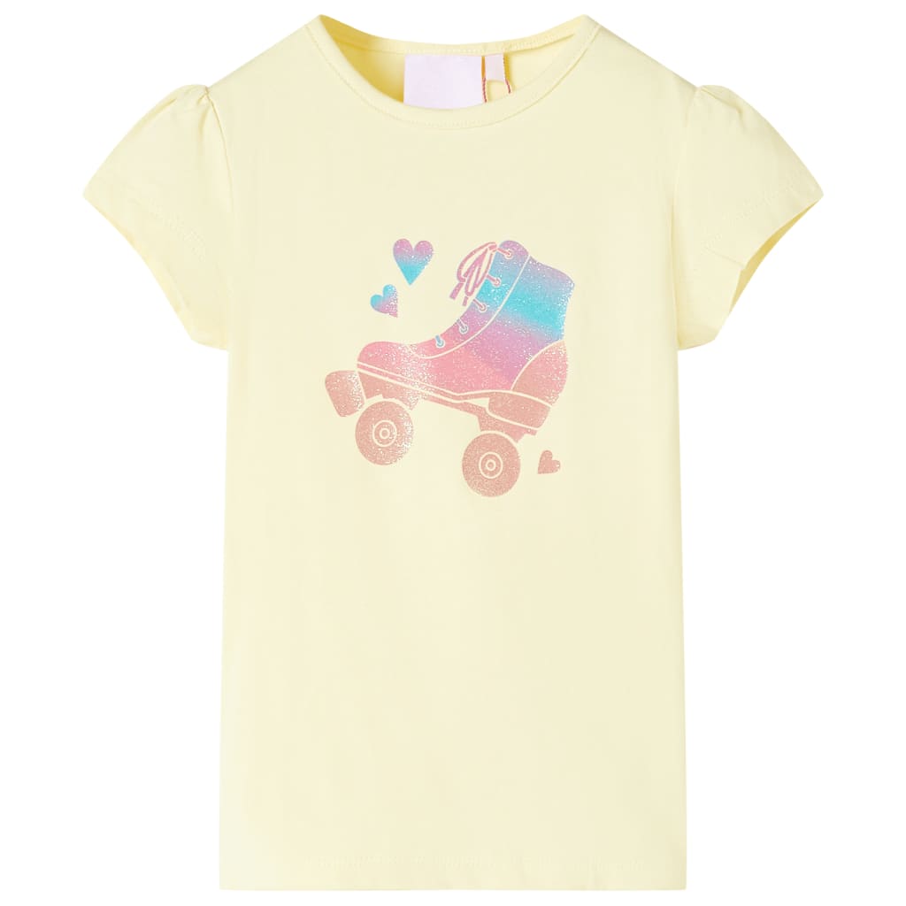 VidaXL Chemise enfant 92 jaune doux