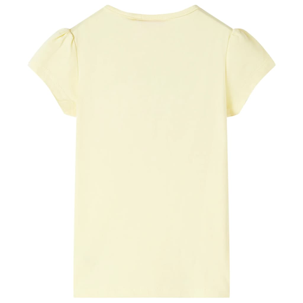 VidaXL Chemise enfant 92 jaune doux