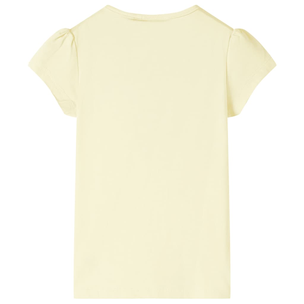 VidaXL Chemise enfant 140 jaune doux