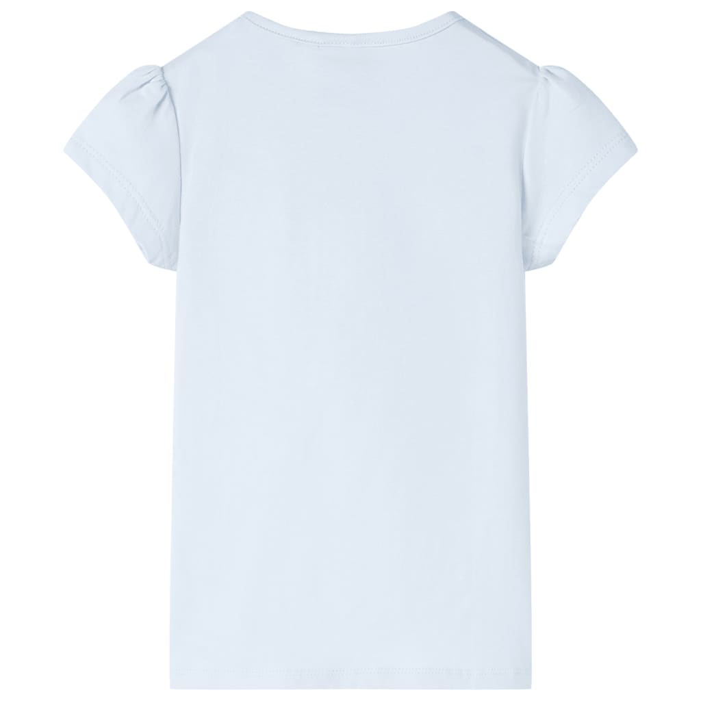 VidaXL Chemise enfant 140 bleu clair