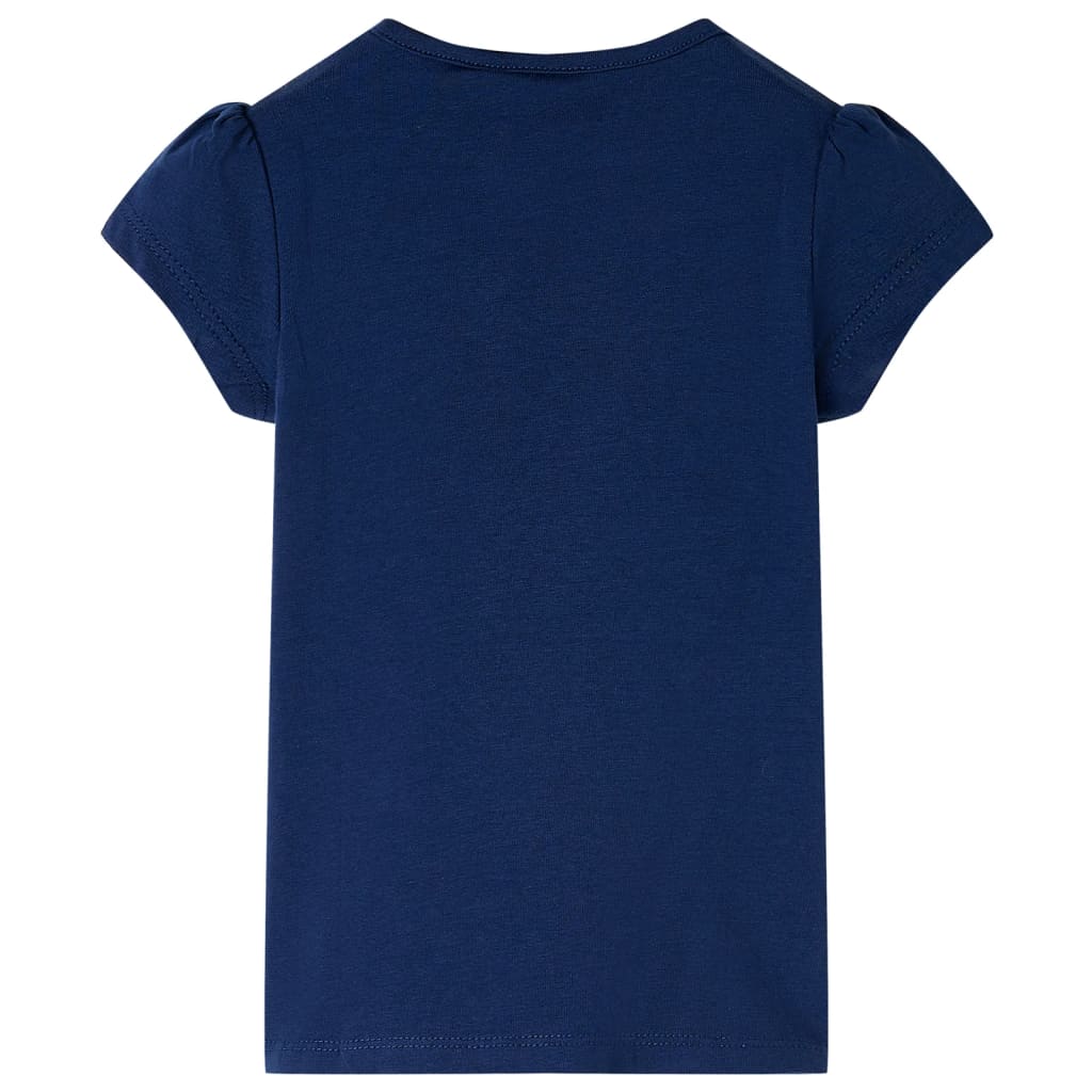 VidaXL Chemise enfant 128 bleu marine