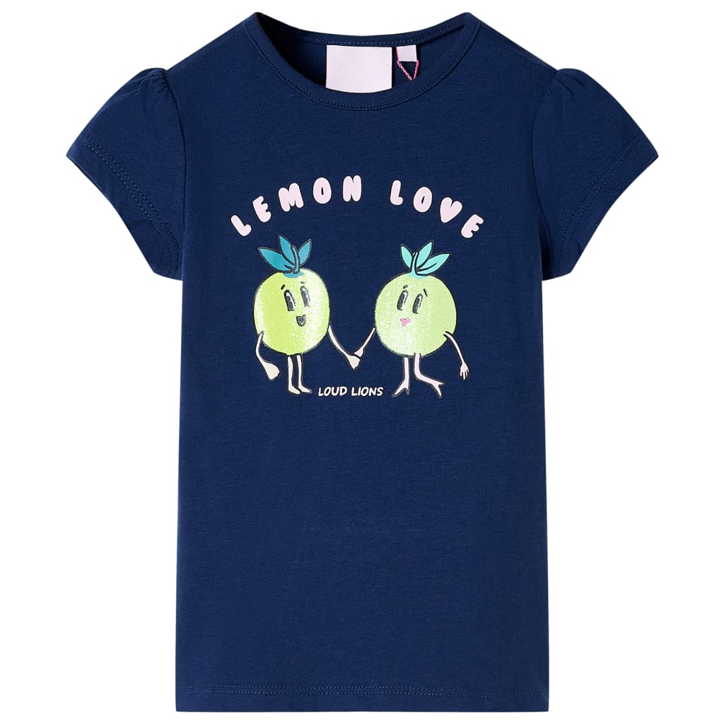 VidaXL Chemise enfant 140 bleu marine