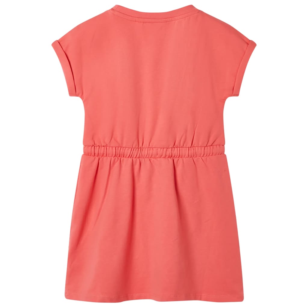 VidaXL Robe enfant avec cordon 104 corail