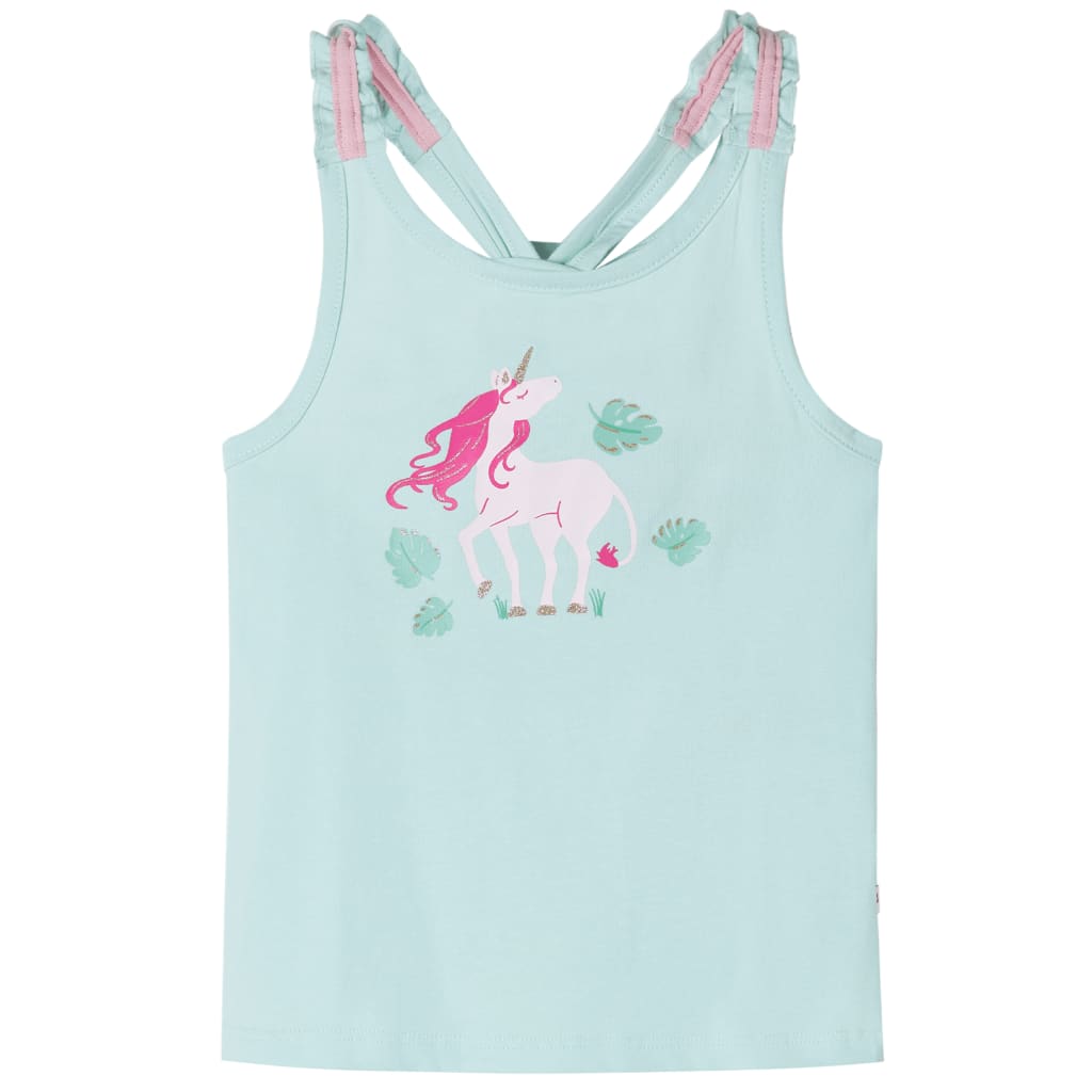 VidaXL Haut enfant 116 menthe clair