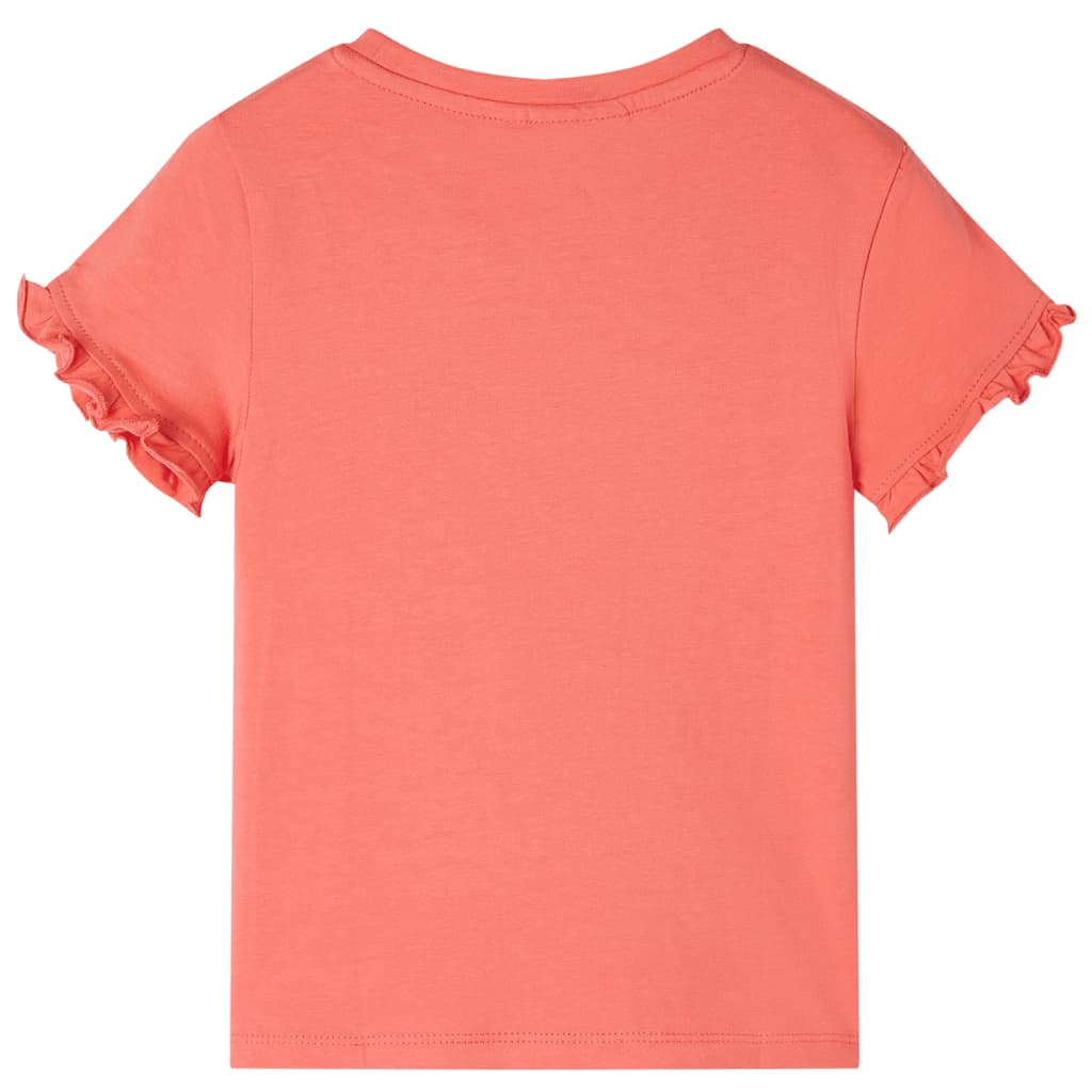 VidaXL Chemise enfant à manches courtes 104 corail