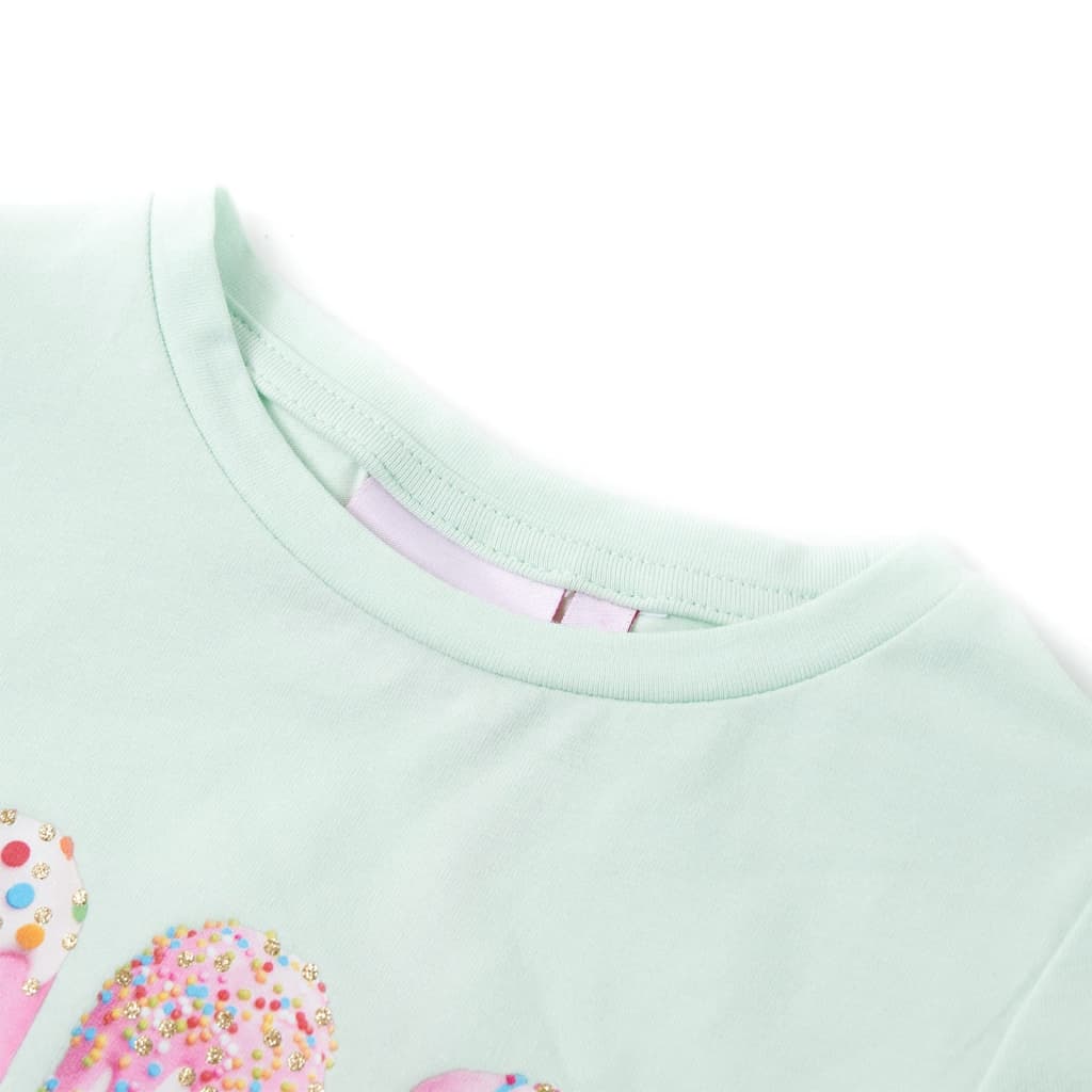 VidaXL Chemise enfant 116 menthe clair
