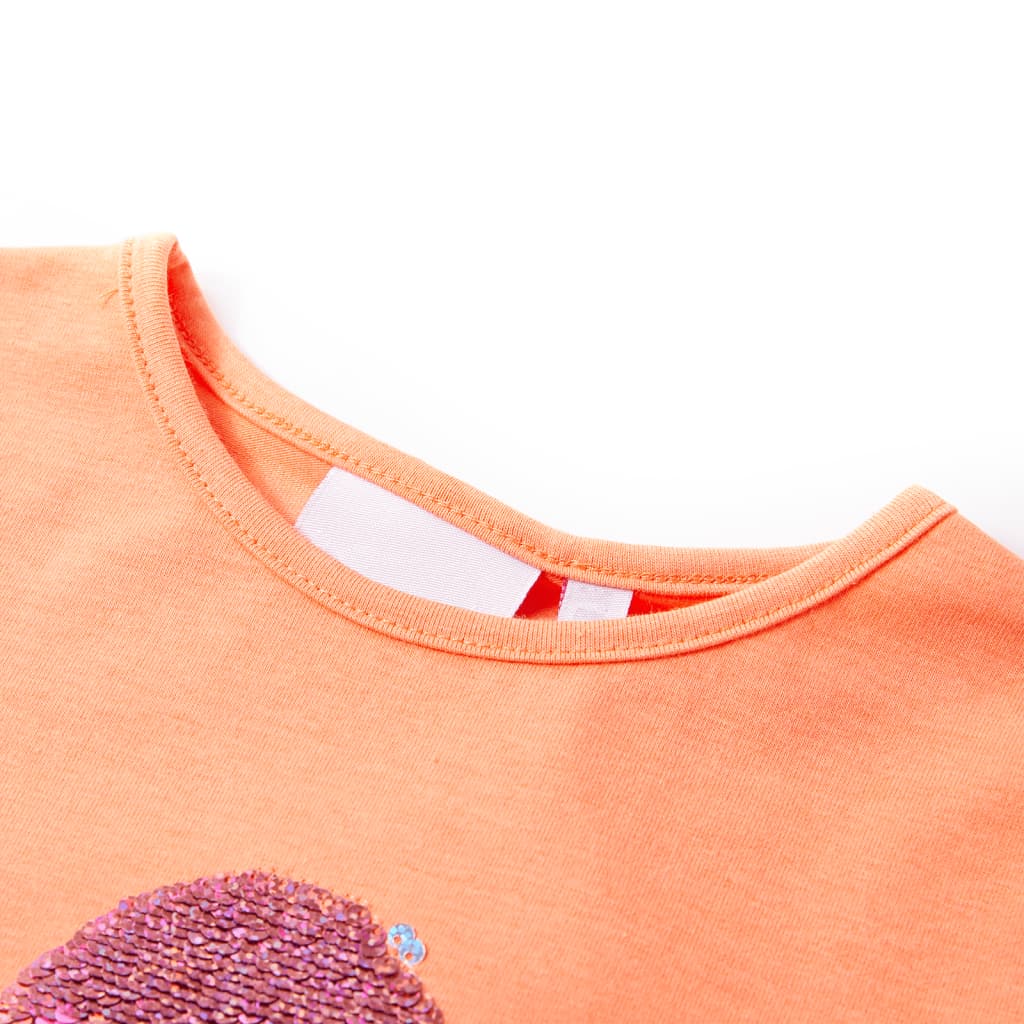 VidaXL Chemise enfant 116 orange fluo