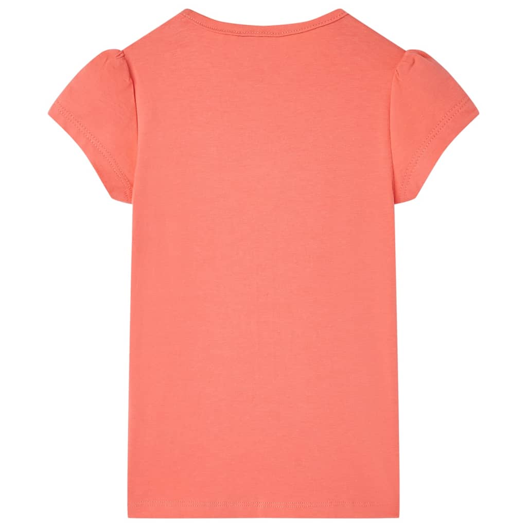 VidaXL Chemise enfant 104 couleur corail