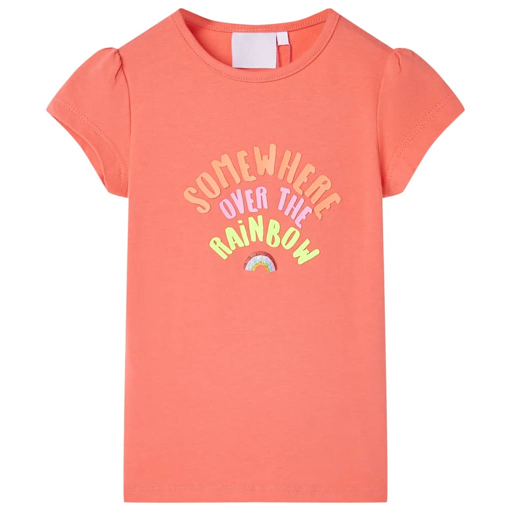 VidaXL Chemise enfant 140 corail