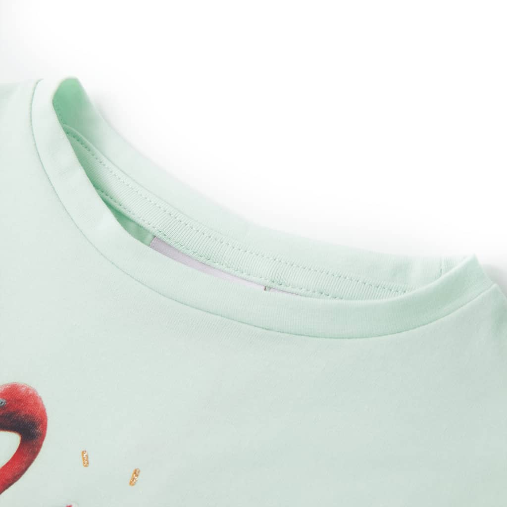 VidaXL Chemise enfant 128 menthe clair