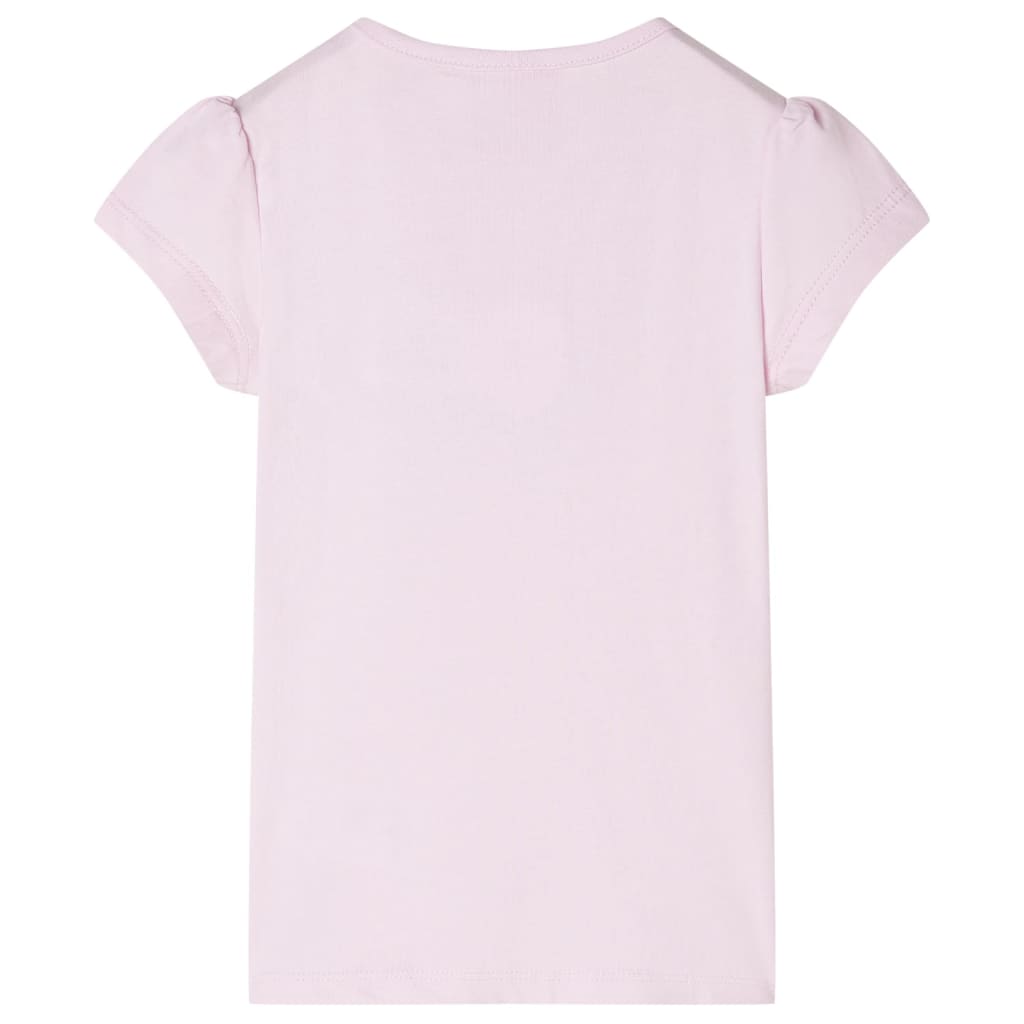 VidaXL Chemise enfant à manches courtes 128 rose tendre