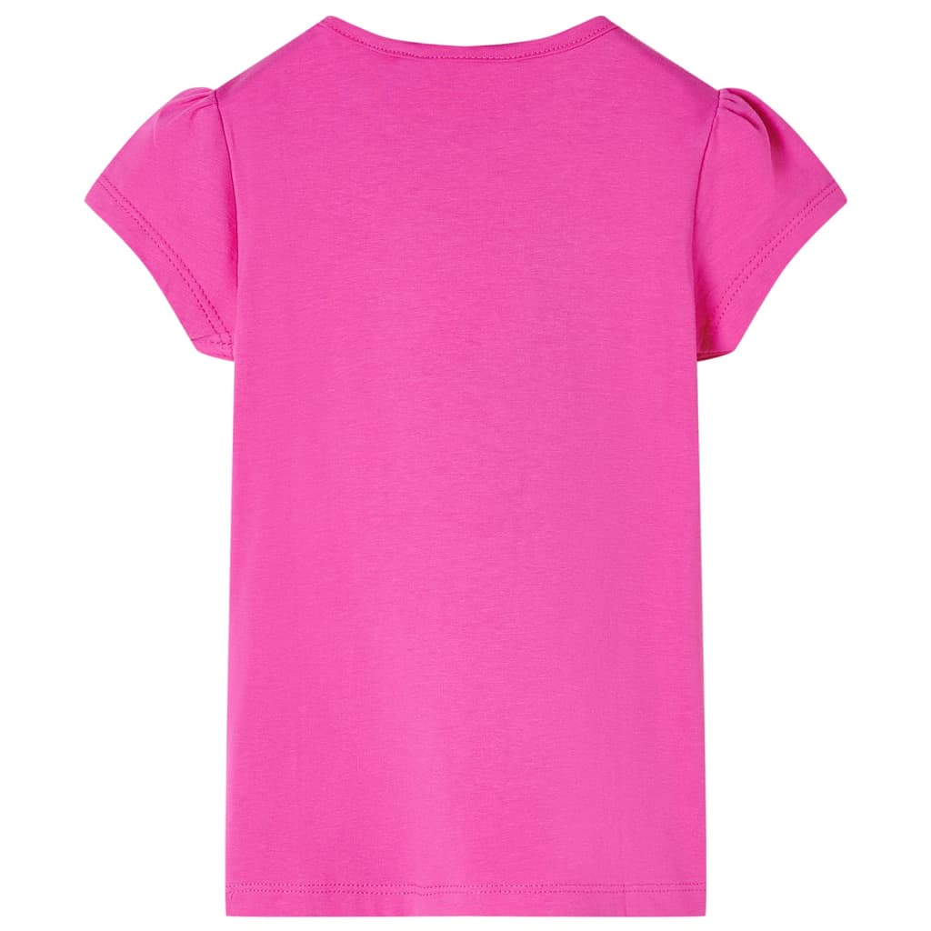 VidaXL chemise enfant à manches courtes 116 rose foncé