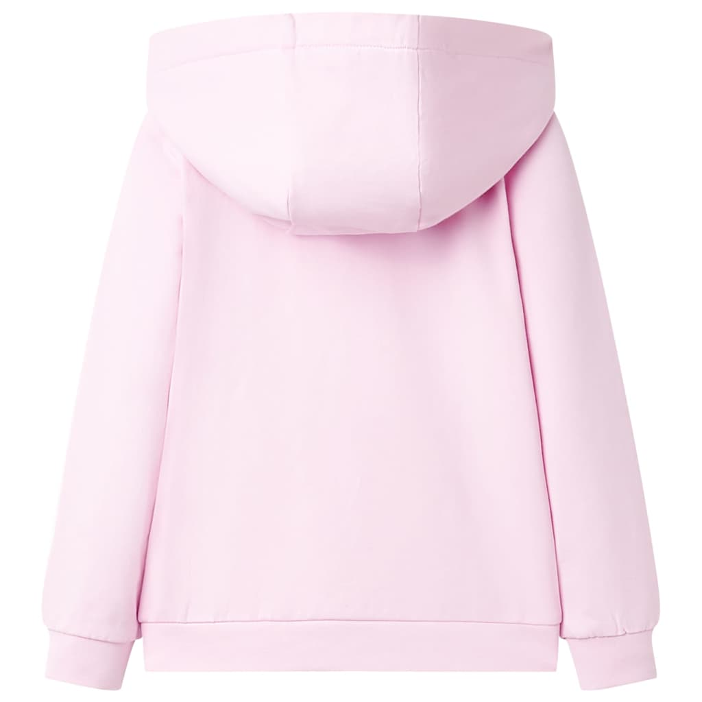 VidaXL Cardigan enfant avec capuche 92 rose clair